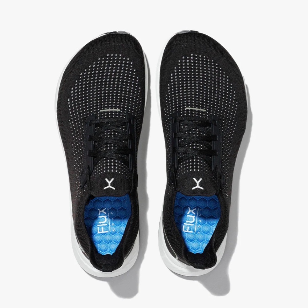 Flux Footwear Adapt Runner Black Athletic Knit Shoes 7 women EUR 39.5 24.4 cm